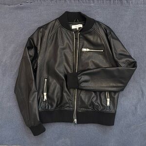 John & Jenn black leather jacket
